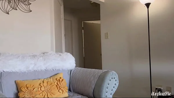 Crying roomie tied and used up