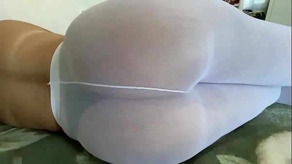 The step son lay on the bed with his stepmom and could not stand it and fucked her in a tight ass. Real